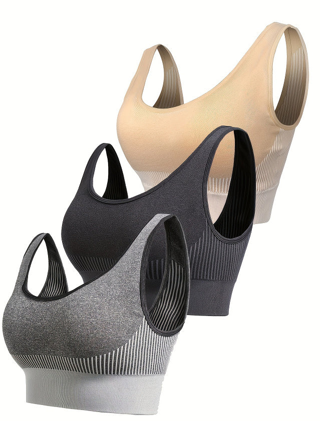 Sports Bra High Strength Shockproof Plus Size Quick-drying Seamless - VINE GLOBAL