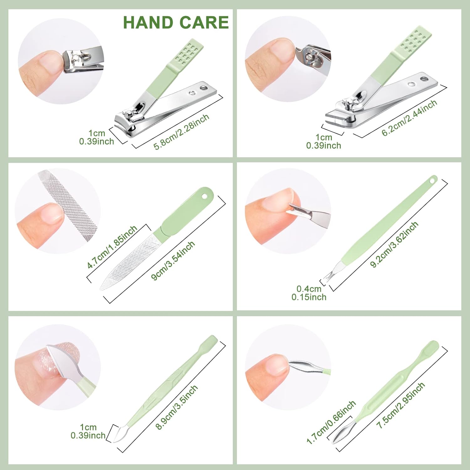 Manicure Set Professional Nail Clippers Pedicure Kit, 16 pcs Stainless Steel Grooming Kit with Luxurious - VINE GLOBAL