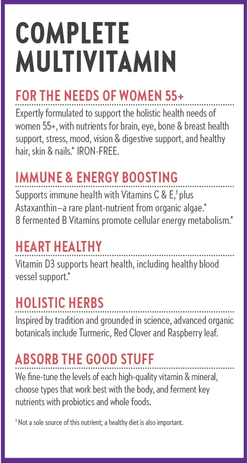 New Chapter Women's Multivitamin 50 Plus for Cellular Energy VINE GLOBAL