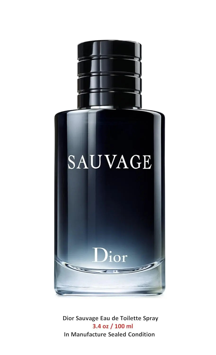 Dior Men's Sauvage Eau de Toilette Spray ( 3.4 Ounce / 100 ml in sealed box ) VINE GLOBAL