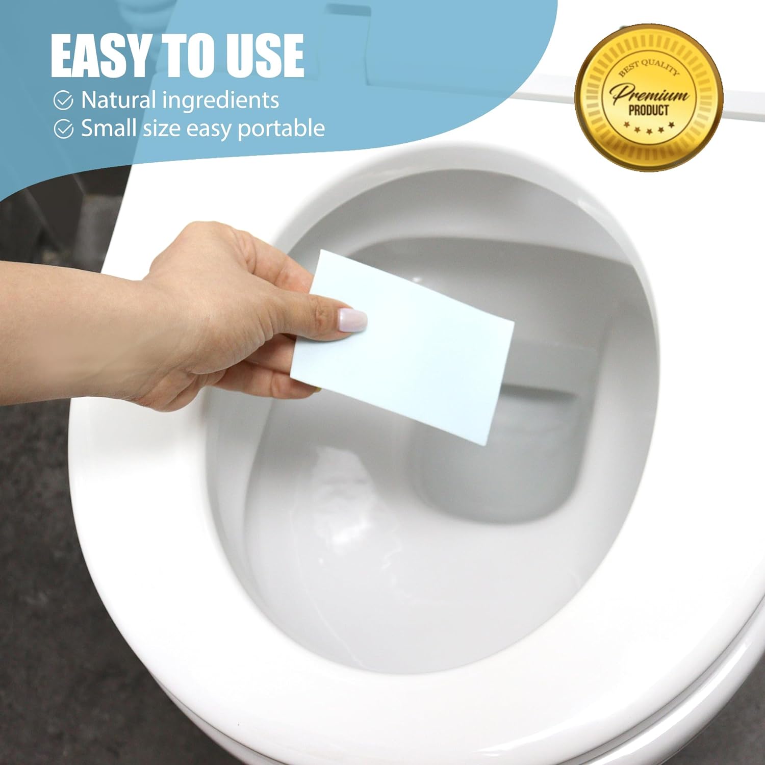 Toilet Bowl Cleaner Strips Removes Stains, Odors, and Grime | 36 Count - VINE GLOBAL