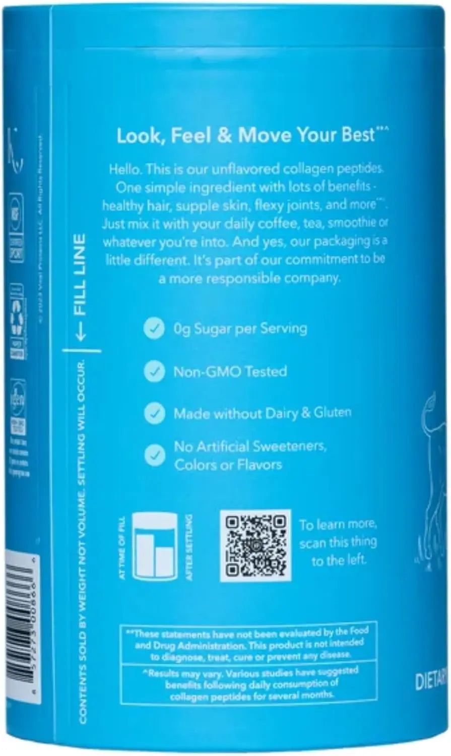 Vital Proteins Natural Whole Nutrition Collagen Peptides - Pasture Raised, Grass Fed, Paleo Friendly, Gluten Free, Single Ingredient - 24 Ounce VINE GLOBAL