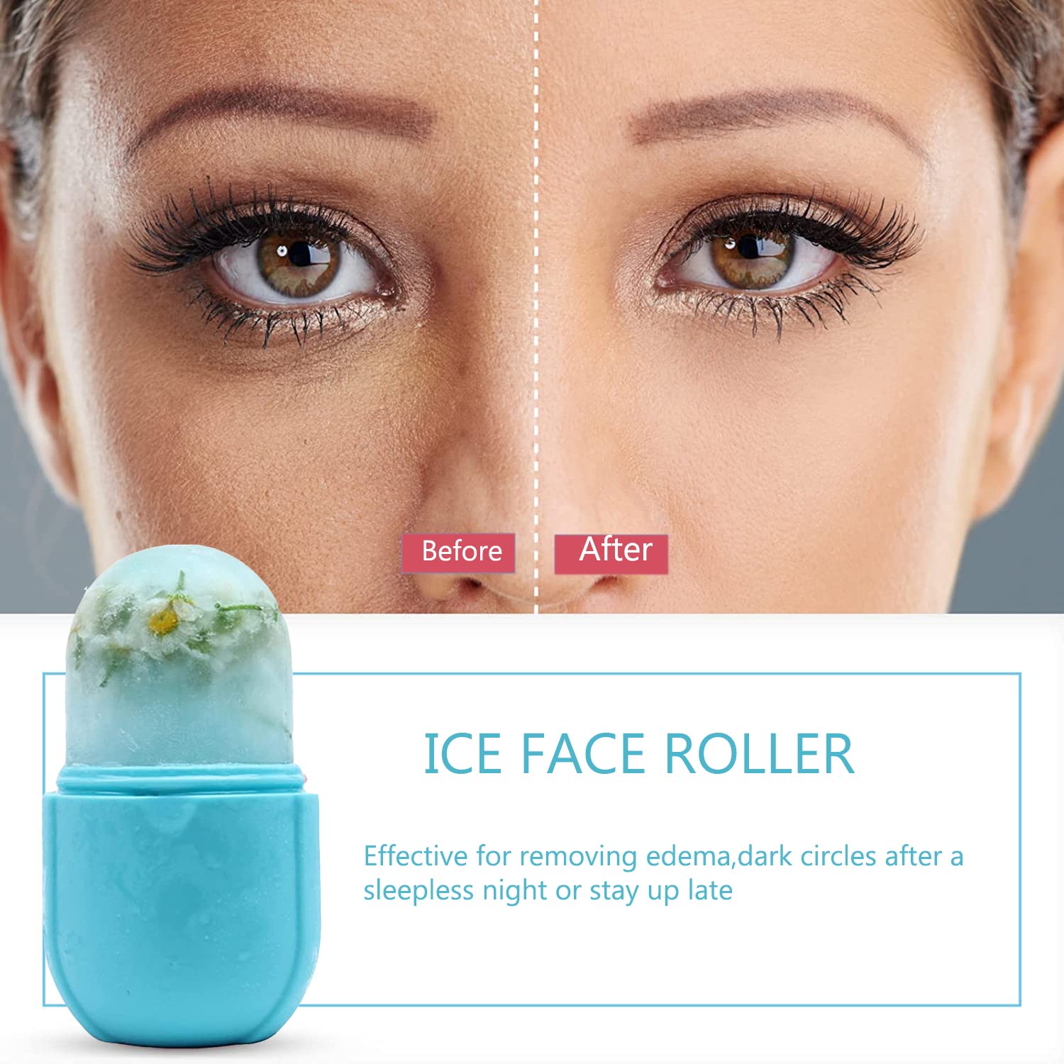 Ice Roller for Face and Eye, Ice Face Roller - VINE GLOBAL