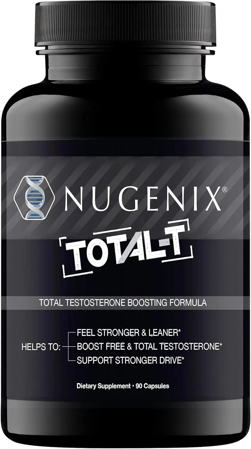 Nugenix Total-T, Free and Total Testosterone Booster Supplement for Men, 90 Count VINE GLOBAL