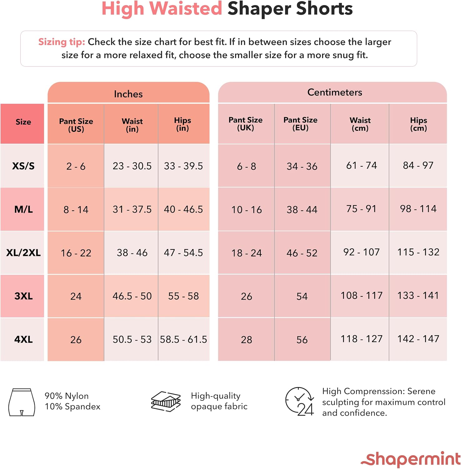 High Waisted Body Shaper Shorts Shapewear for Women Tummy Control Thigh Slimming Technology - VINE GLOBAL