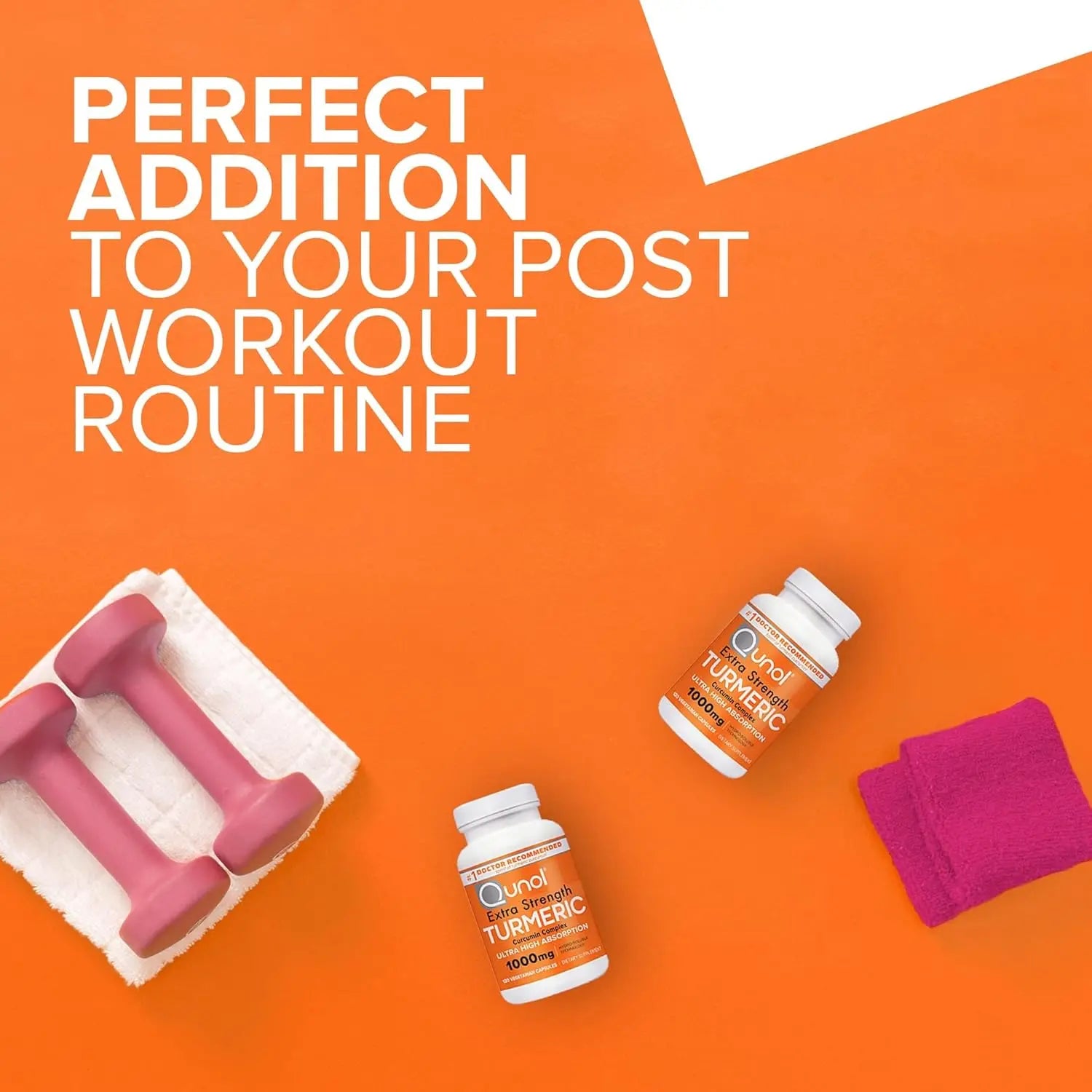 Qunol Turmeric Curcumin Supplement, Turmeric 1000mg With Ultra High Absorption, Joint Support Supplement, Extra Strength Turmeric Capsules, 2 Month Supply, 120 Count (Pack of 1) VINE GLOBAL