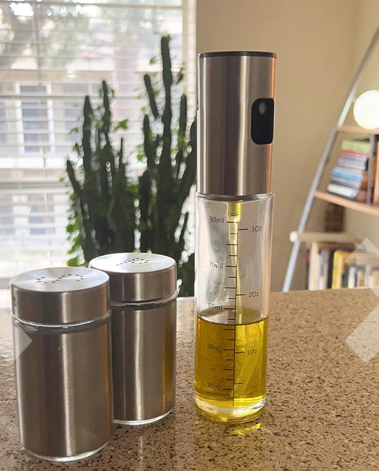 Oil Sprayer for Cooking,100ml Oil Sprayer for Air Fryer, Salad,BBQ,Roasting - VINE GLOBAL