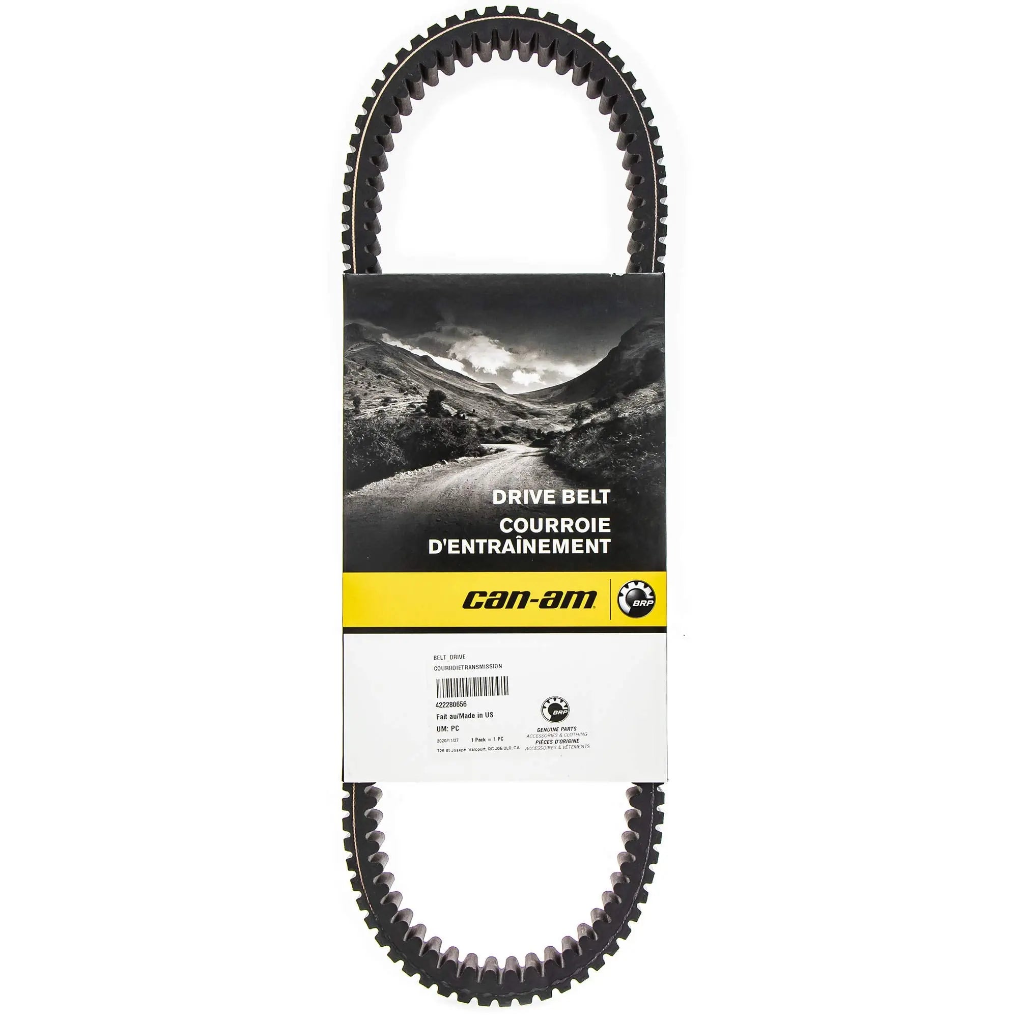 Can-Am Premium High-Performance Drive Belt for Maverick/Defender 422280656 VINE GLOBAL