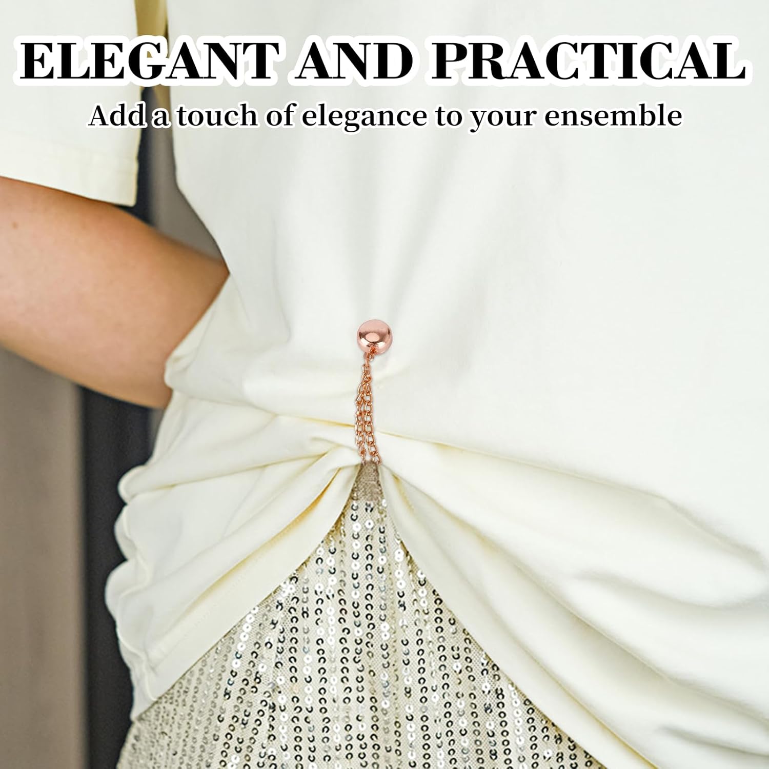 4pcs Multi-Function Magnetic Clothing Clips, Magnetic Clothing Clips with Chain - VINE GLOBAL