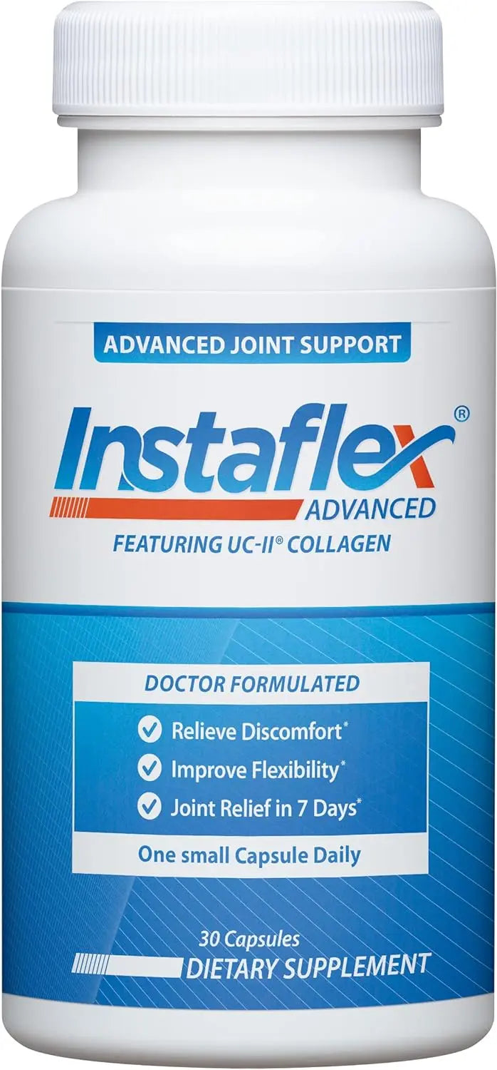 Instaflex Advanced Joint Support Nutritional Supplement Capsule with Doctor Formulated Joint Relief Supplement, Featuring UC-II Collagen & 5 Other Joint Discomfort Fighting Ingredients, 60 Ct VINE GLOBAL