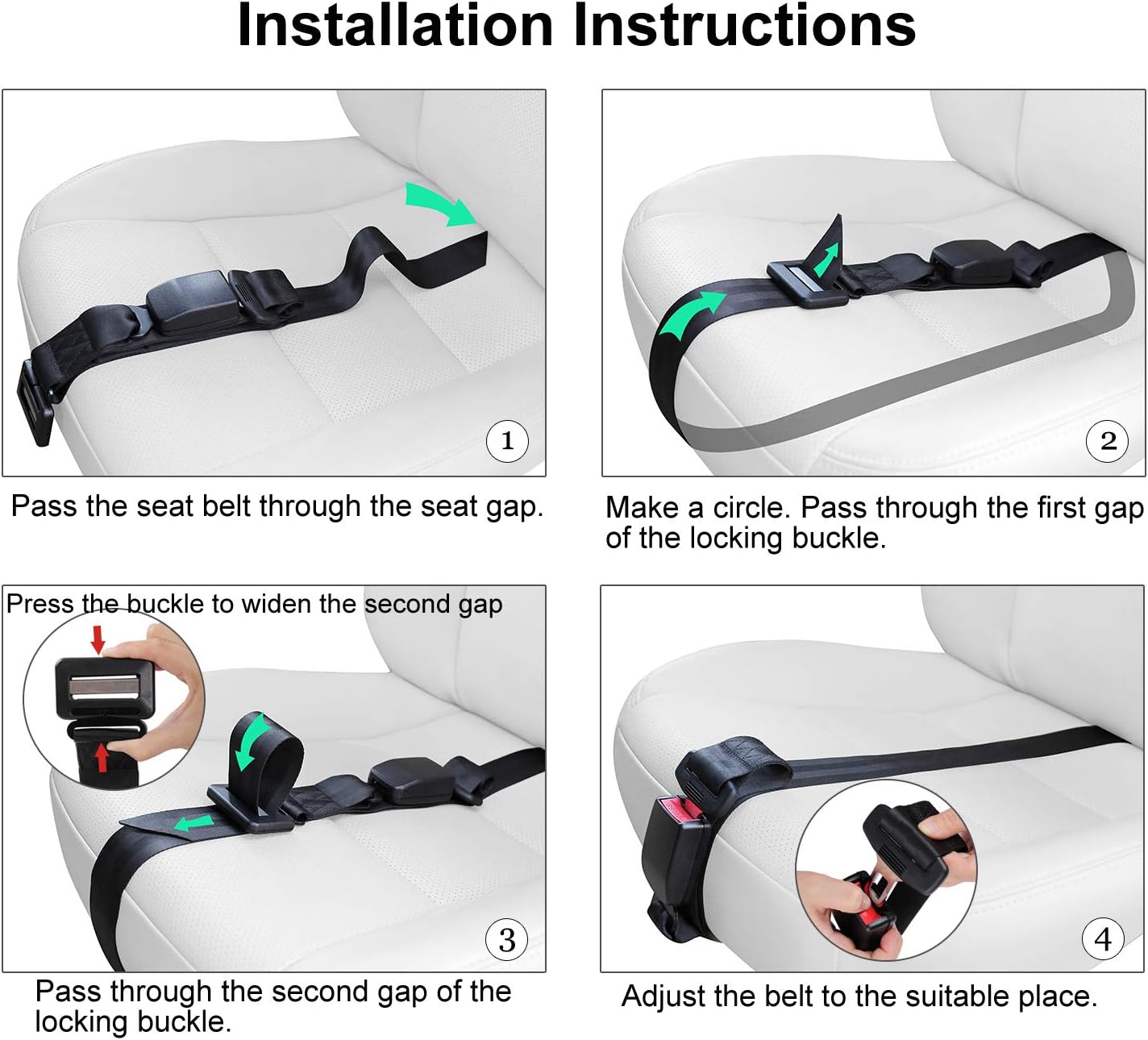 Pregnancy Car Seat Belt Bump Belt Adjuster Comfort and Safety Maternity Driving Straps VINE GLOBAL