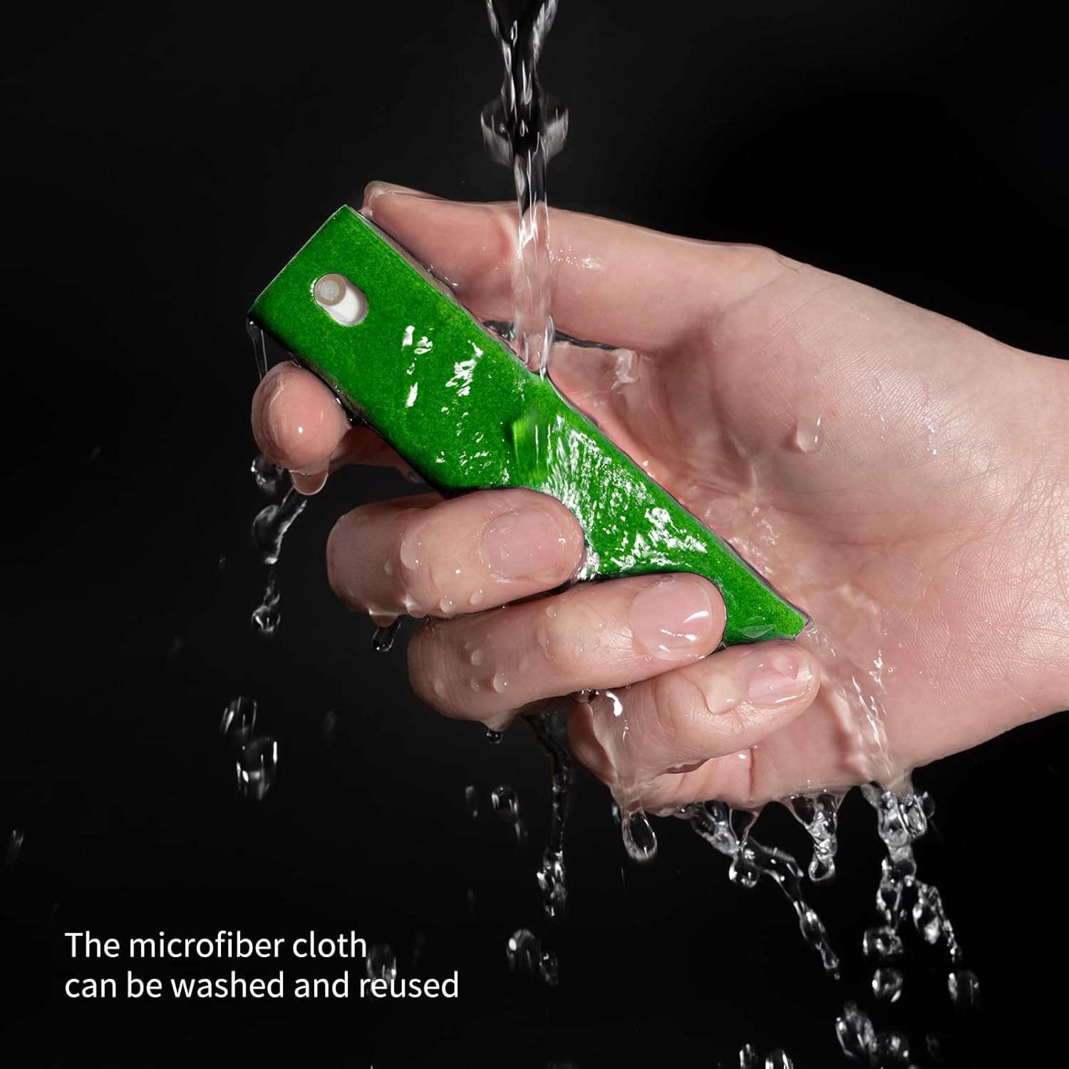 CLEAN Screen Cleaner, Fingerprint Proof Screen Cleaner Spray, All-in-One Cleaner with Microfiber and Shell for All Phones, Laptop and Tablet Screens (Black) - VINE GLOBAL