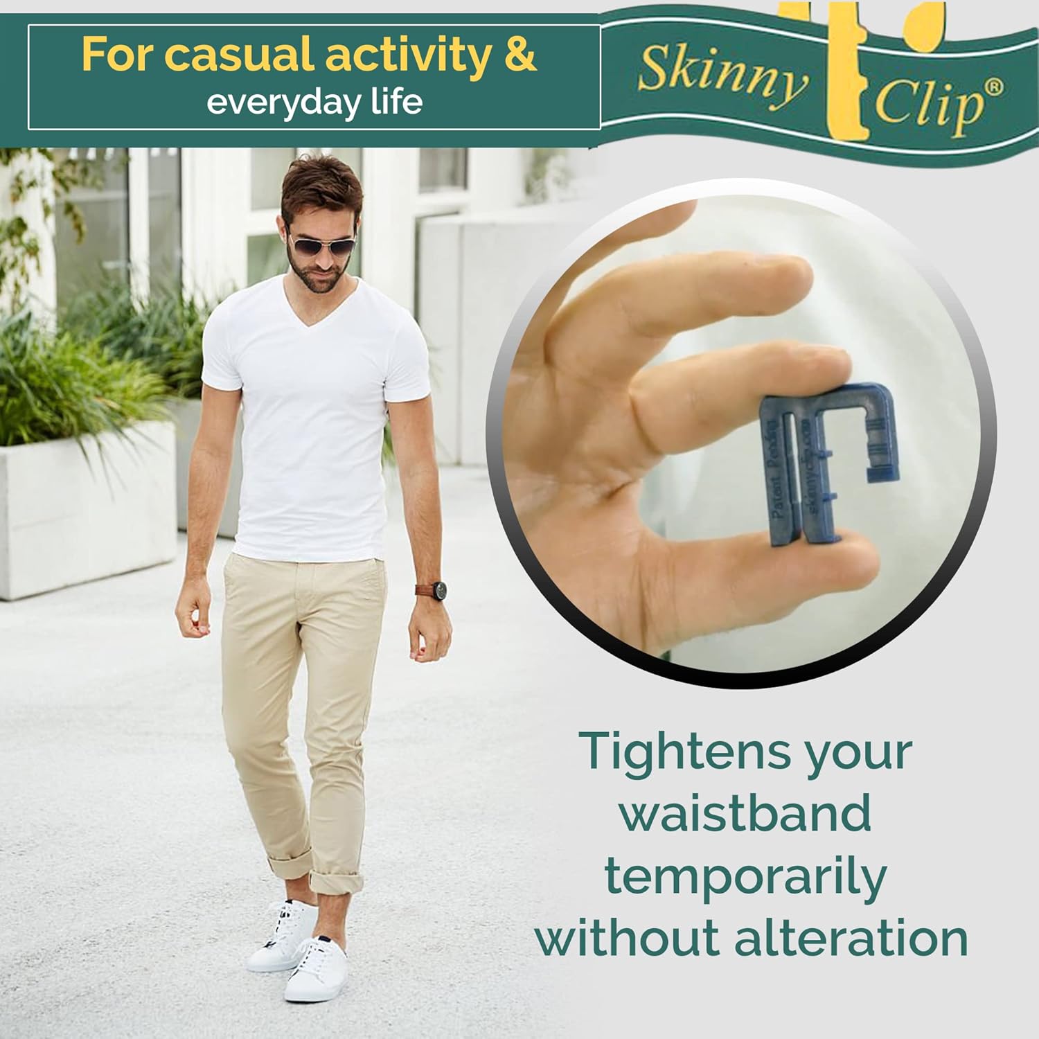 Waistband Tightener - Replace Belts For Women & Men Hold Up Your Pants 4 Pack - VINE GLOBAL