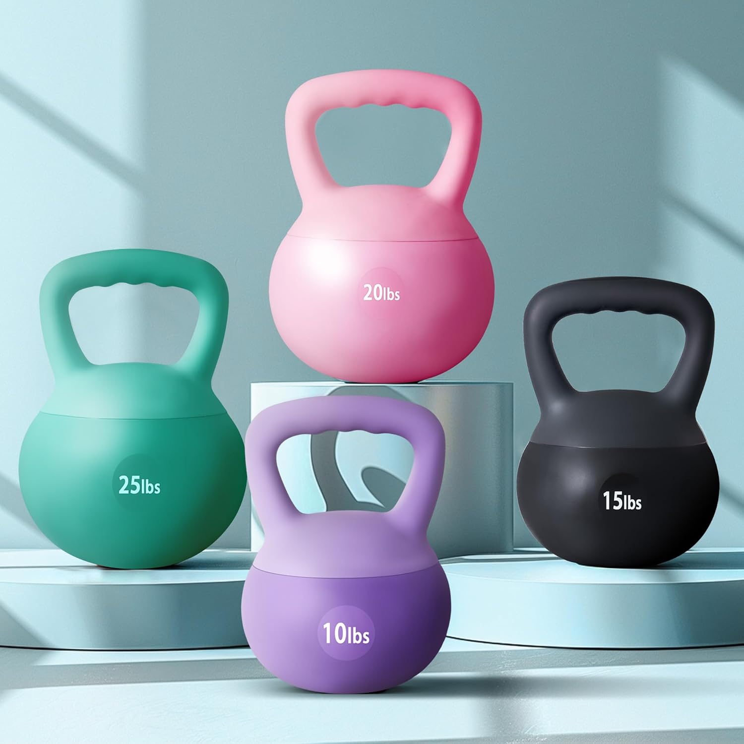 Soft Kettlebells Iron Sand Filled Weights Strength Training VINE GLOBAL