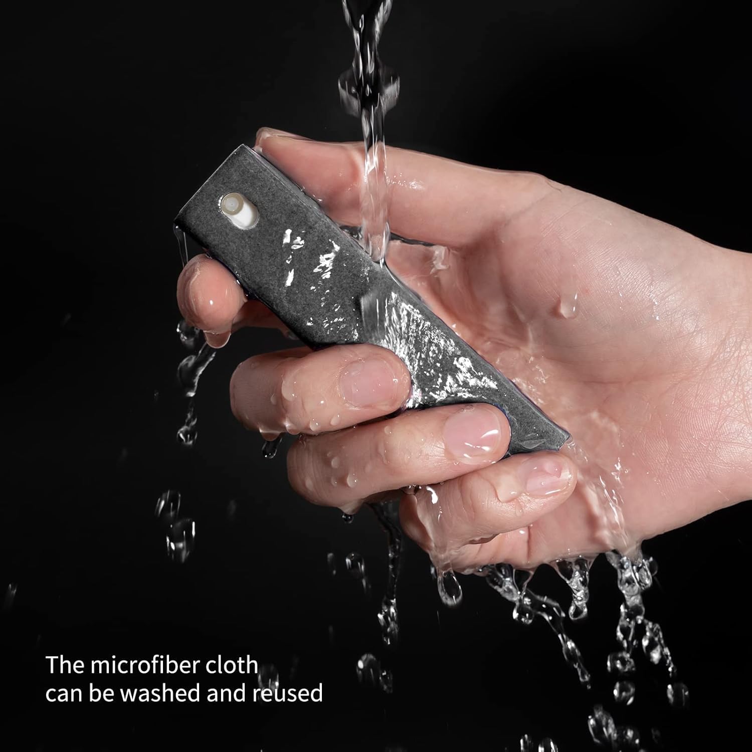 CLEAN Screen Cleaner, Fingerprint Proof Screen Cleaner Spray, All-in-One Cleaner with Microfiber and Shell for All Phones, Laptop and Tablet Screens (Black) - VINE GLOBAL