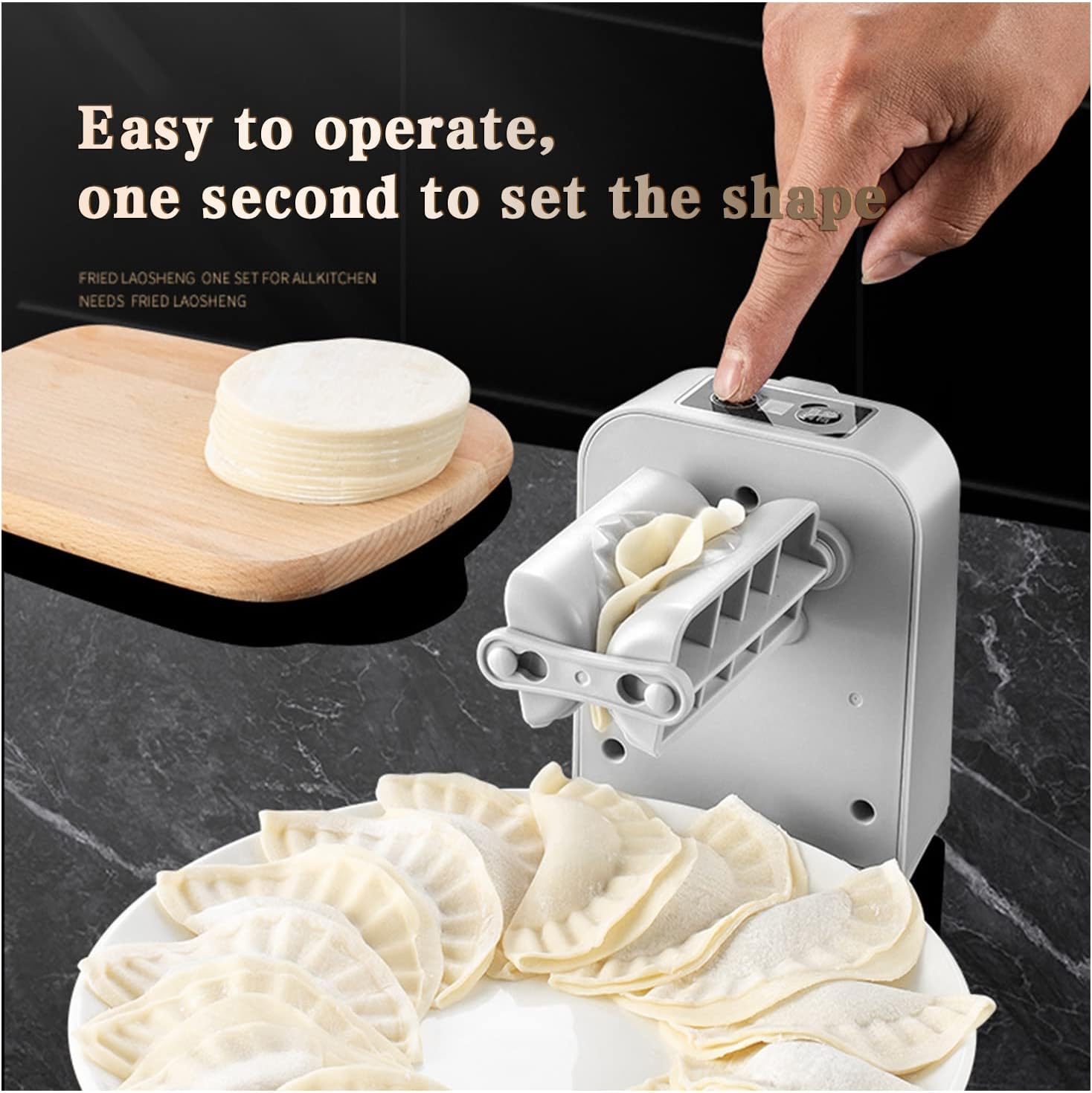 Automatic Electric Dumpling Press Maker Machine - Adjustable and Easy to Operate - VINE GLOBAL