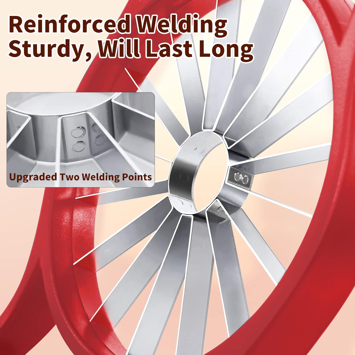 Apple Slicer and Corer,Heavy Duty Apple Cutter with Base, Stainless Steel Ultra-Sharp Blade - VINE GLOBAL