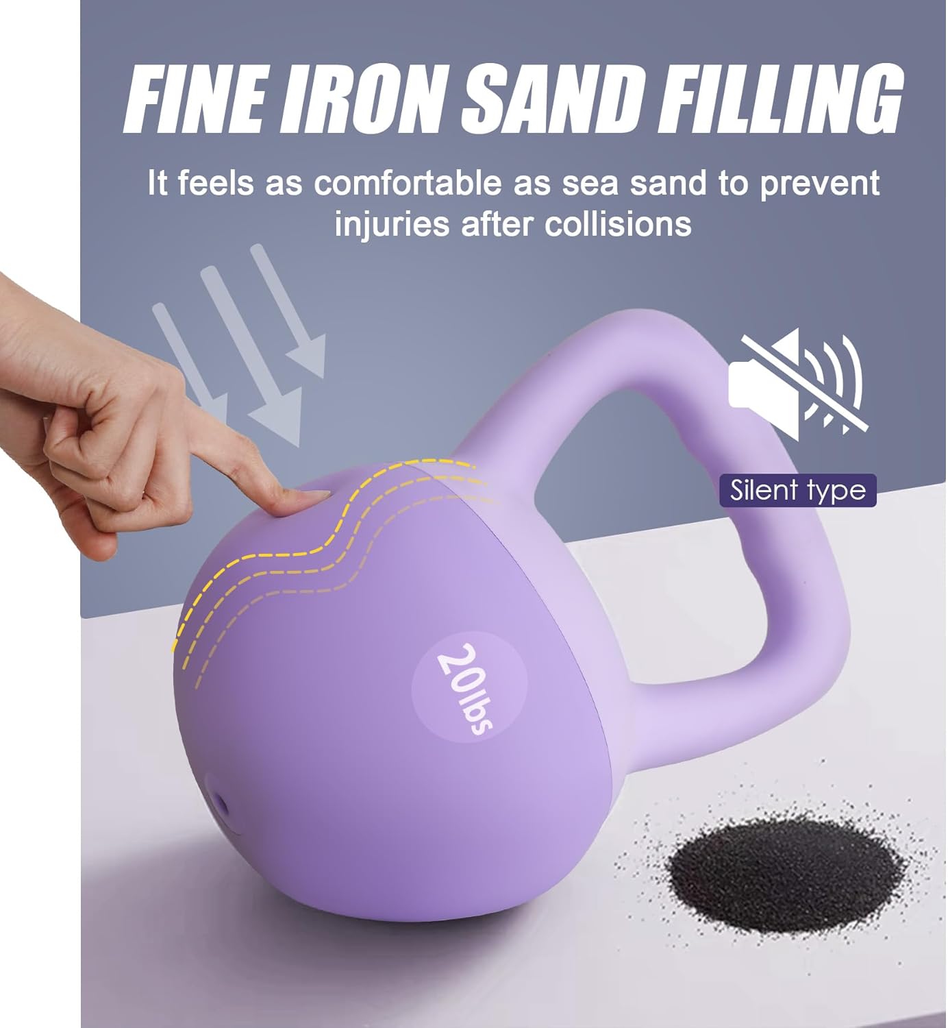 Soft Kettlebells Iron Sand Filled Weights Strength Training VINE GLOBAL