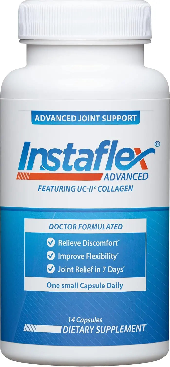 Instaflex Advanced Joint Support - Doctor Formulated Joint Relief Supplement, Featuring Collagen & 5 Other Joint Discomfort Fighting Ingredients - 14 Count VINE GLOBAL