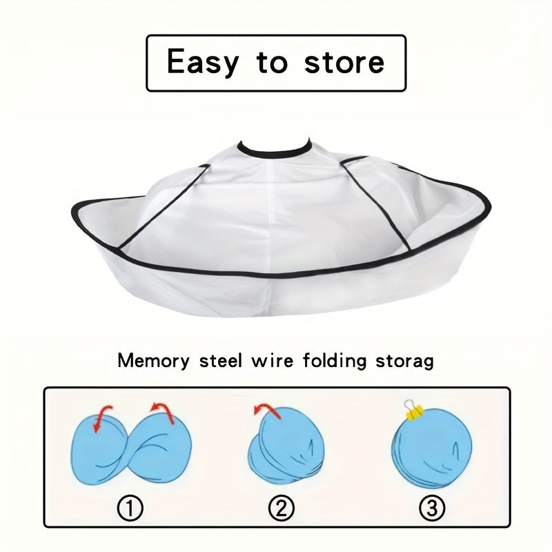 Hair Cutting Cape Foldable Hair Cutting Cloak Umbrella For Salon Barber Use DIY Hair Cutting Tools - VINE GLOBAL
