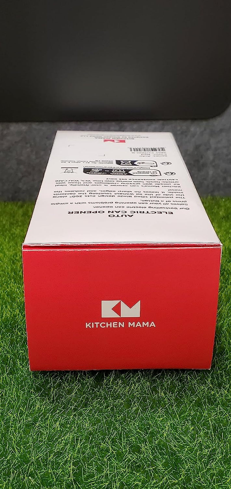Auto Electric Can Opener: Open Your Cans with a Simple Press of Button - Automatic, Hands Free, Smooth Edge, Food-Safe, Battery Operated, YES YOU CAN (Red)