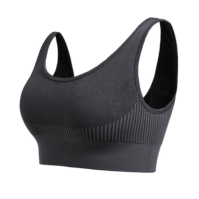 Sports Bra High Strength Shockproof Plus Size Quick-drying Seamless - VINE GLOBAL