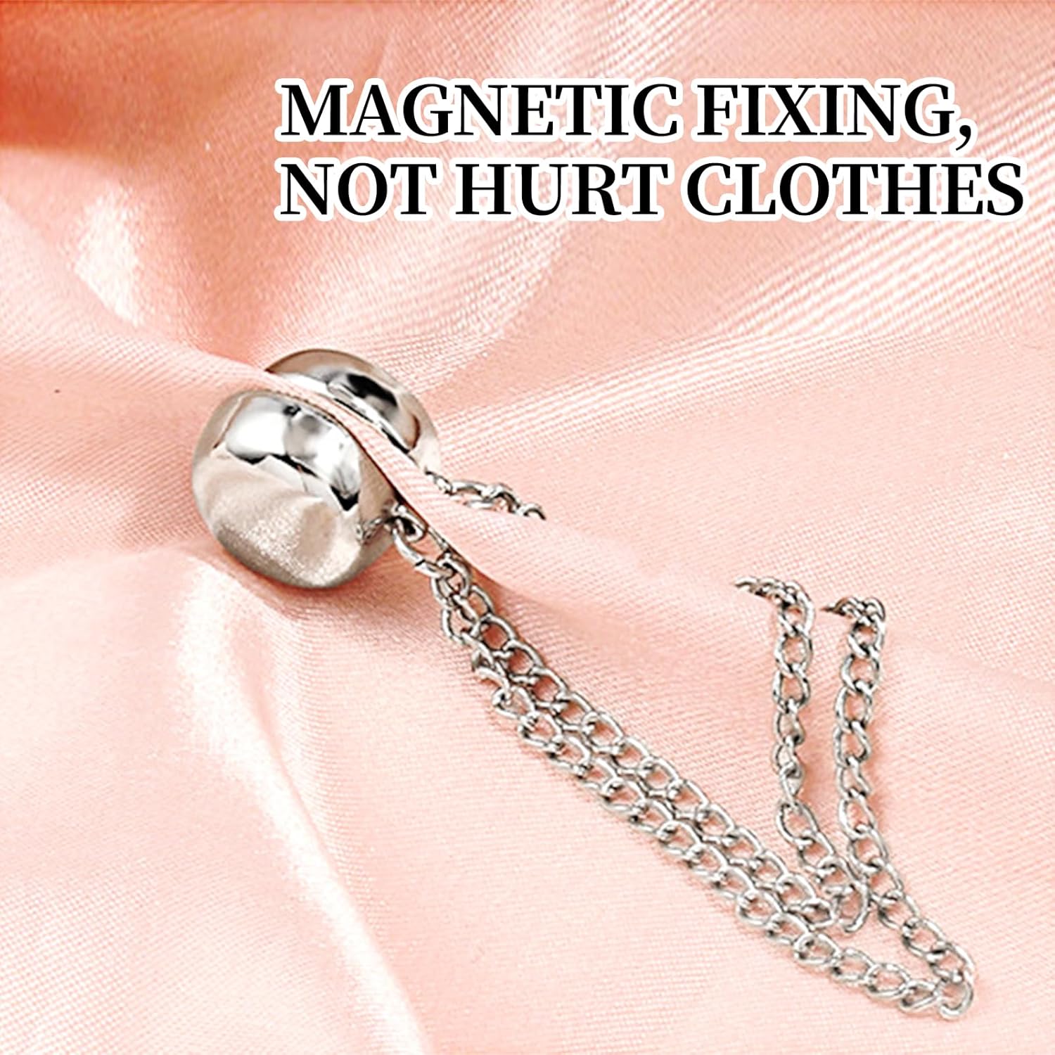 4pcs Multi-Function Magnetic Clothing Clips, Magnetic Clothing Clips with Chain - VINE GLOBAL