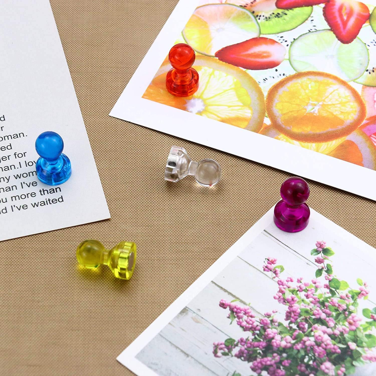 12Pcs Black Fridge Magnets, Small and Strong Magnets for Whiteboard - VINE GLOBAL