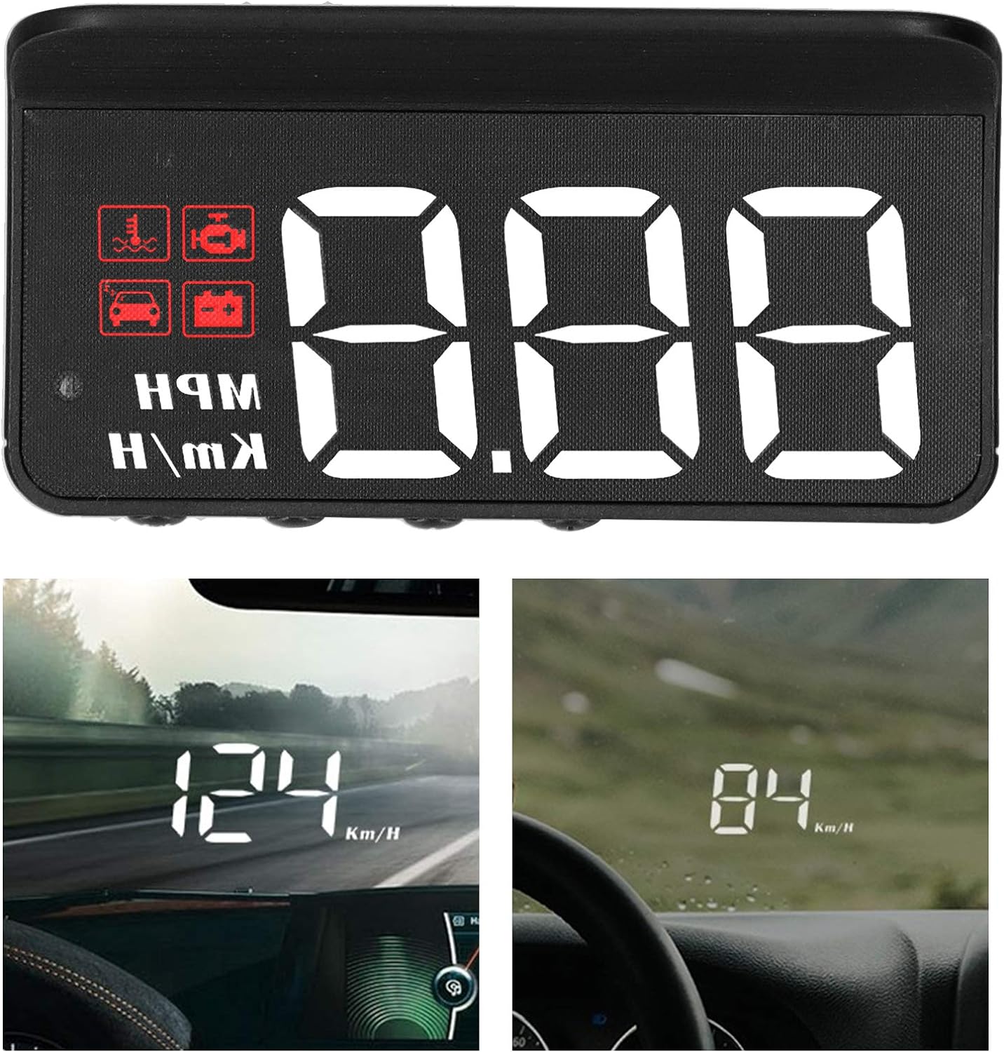 Hud Car Speedometer | Gauge Alarm Fatigue Driving Reminder - VINE GLOBAL