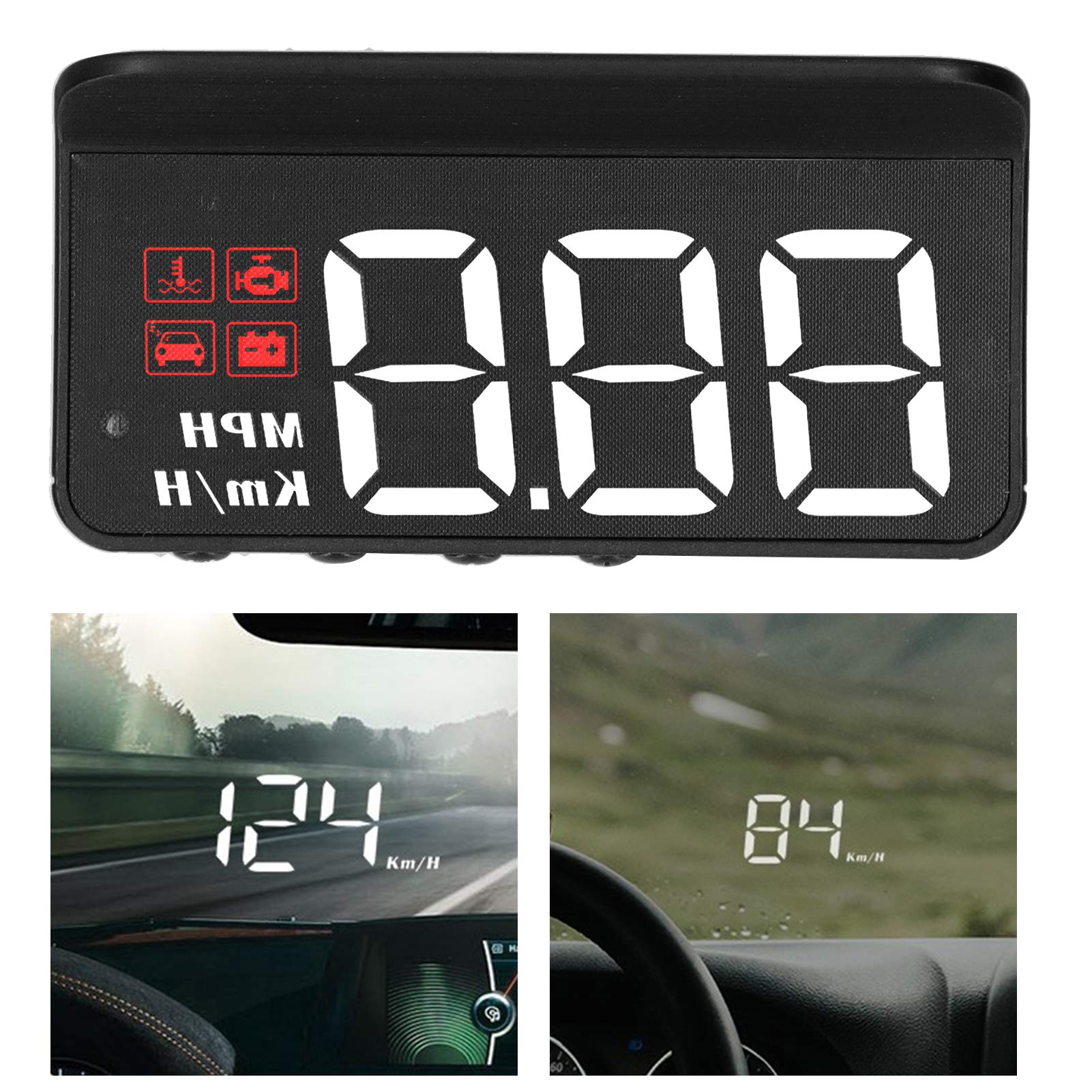 Hud Car Speedometer | Gauge Alarm Fatigue Driving Reminder - VINE GLOBAL