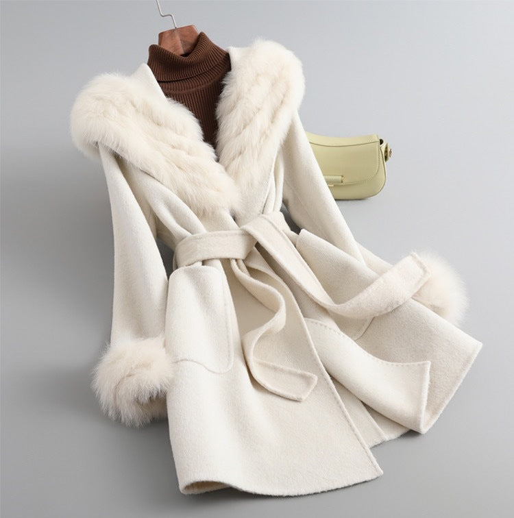 Autumn And Winter Coat Women's Sheepskin Woolen Slim Fit - VINE GLOBAL