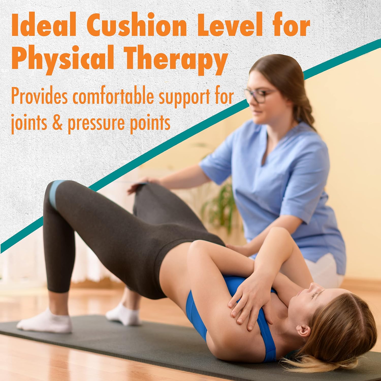 Maximo Fitness Yoga Mat - Multipurpose Exercise Mat for Men, Women and Kids, Ideal Non Slip Workout Mats for Yoga, Pilates, Gym Exercise with Carrying Strap VINE GLOBAL