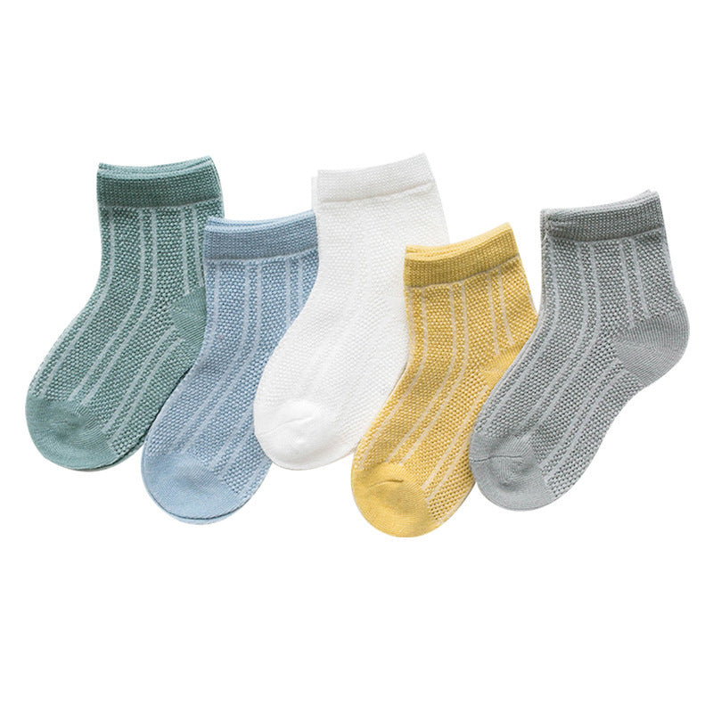 Cotton breathable male and female baby socks - VINE GLOBAL