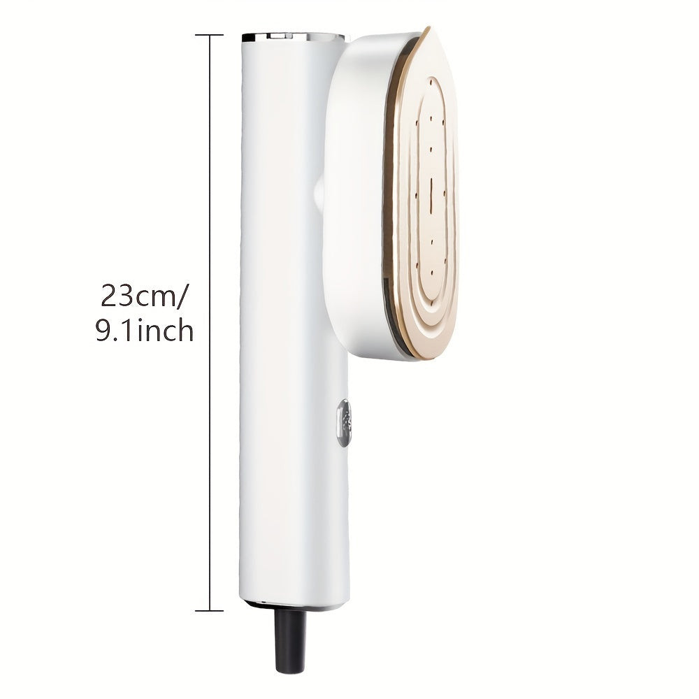 Portable Handheld Clothes Steamer and Iron, Fast 10s Heat-Up, Horizontal and Vertical Steamer, Effortless Wrinkle Removal, Mini Garment Steamer and Iron for Home, Office and Travel - VINE GLOBAL