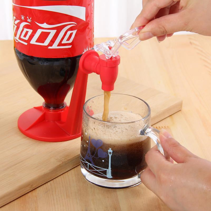 Water Jug Soda Beverage Dispenser Bottle Coke Upside Down Drinking Water Distributeur Gadget Party Home Bar Kitchen Gadget - VINE GLOBAL