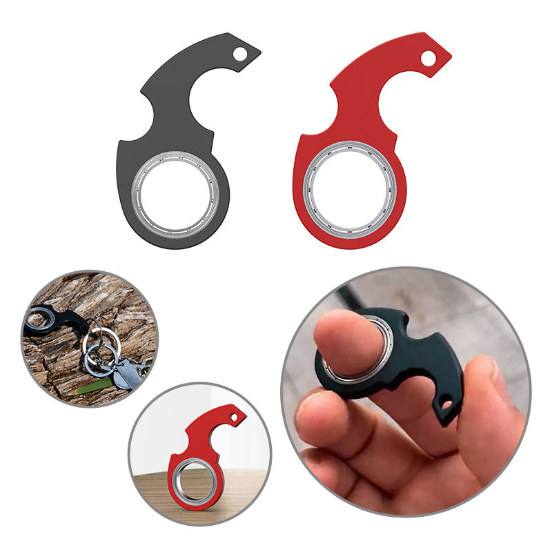 Creative Fidget Spinner Toy Keychain Hand Spinner Anti-Anxiety Toy Relieves Stress Finger Spinner Keychain Bottle Opener Kids Toy - VINE GLOBAL