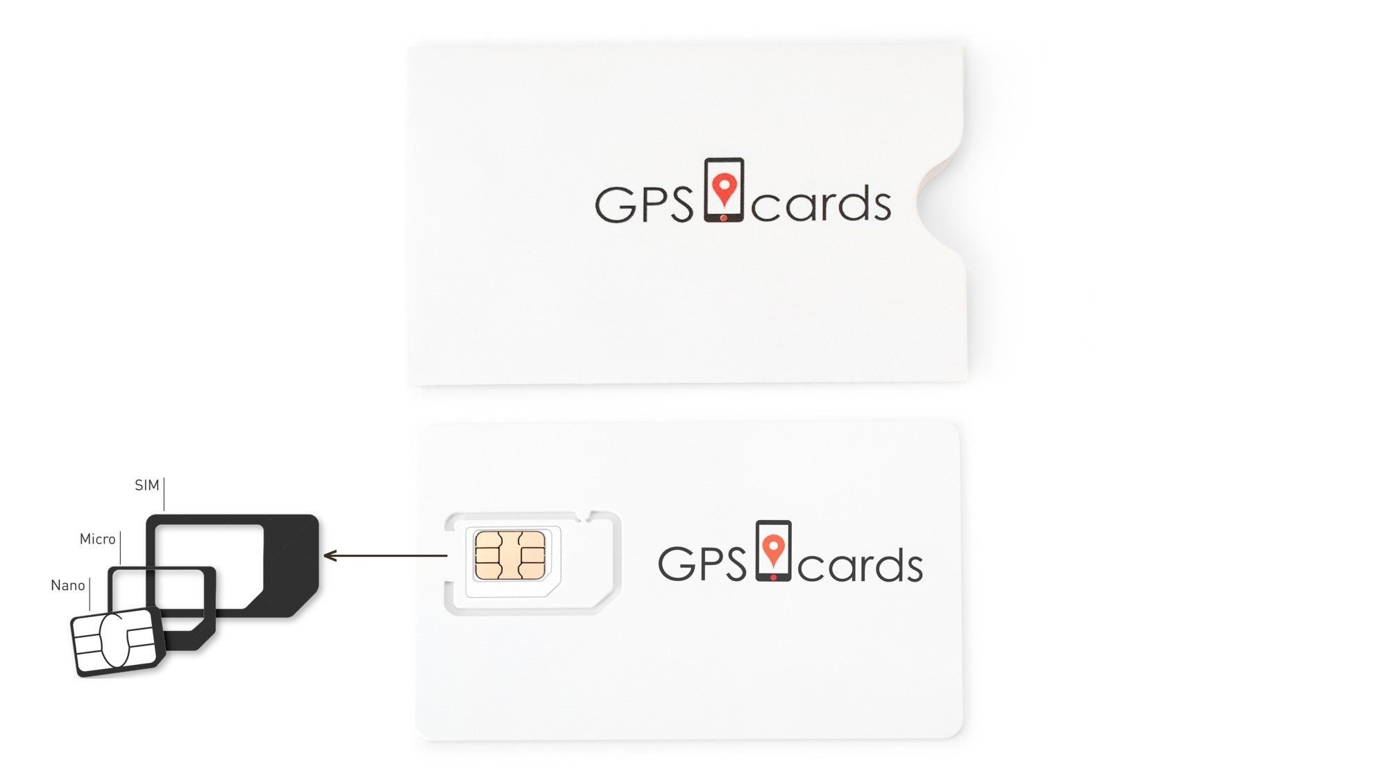 GPS Cards Sim for Mini GF07 GPS Tracker/ Phone Notification/ Speed Detector - VINE GLOBAL