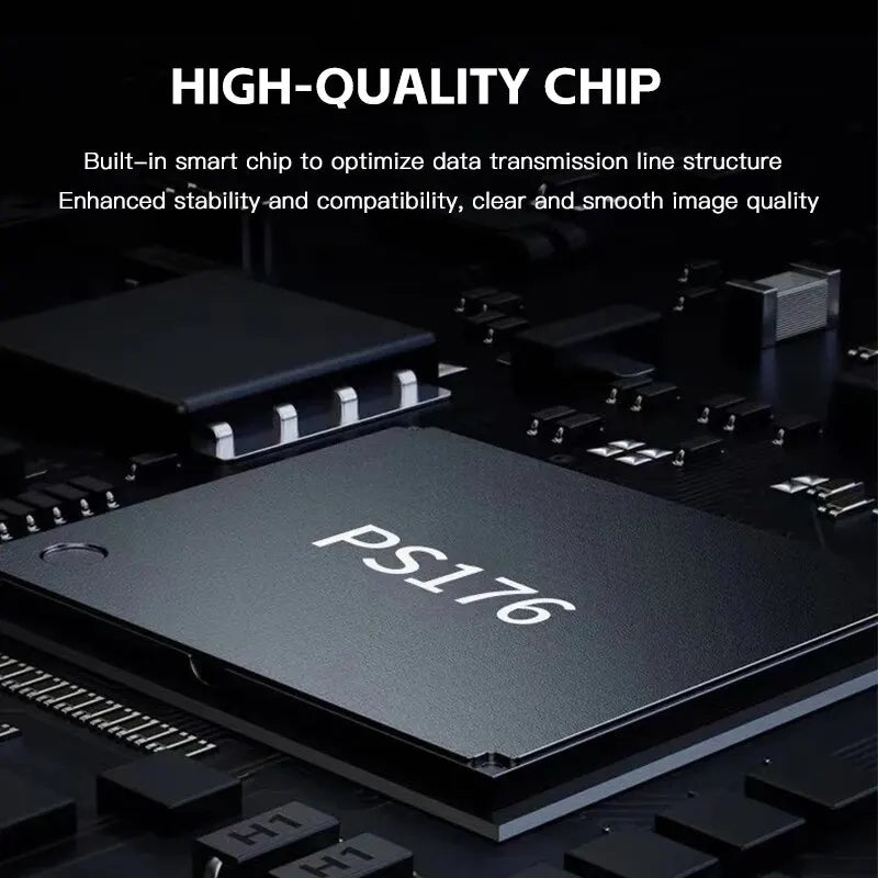 USB-C to HDMI 4K Adapter: USB 3.1 Male to HDMI Female Converter for Laptop, Tablet, TV, MacBook. - VINE GLOBAL