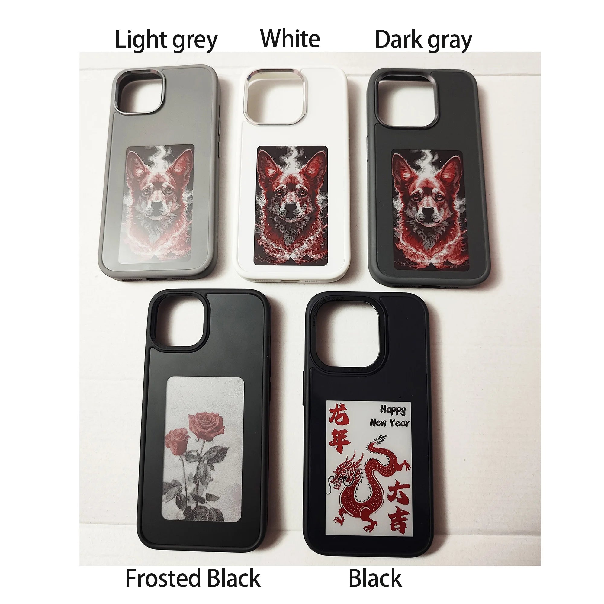 4-Color E Ink NFC Phone Case - Smart, Battery-Free, DIY Personalized Display - VINE GLOBAL