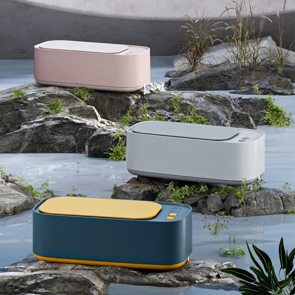 Ultrasonic 3-Gear 360° Cleaner for Jewelry, Pacifiers, Makeup Tools & Eyeglasses. - VINE GLOBAL