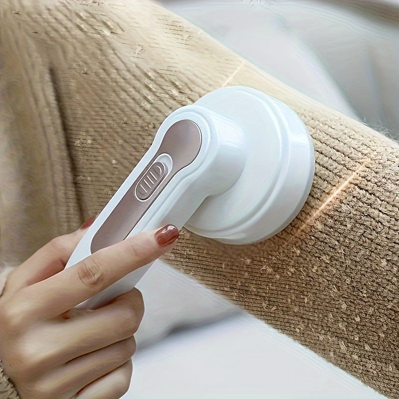 USB Rechargeable Fabric Shaver & Lint Remover – Portable Power Tool for Clothes, Bedding, Furniture, & Carpets - VINE GLOBAL