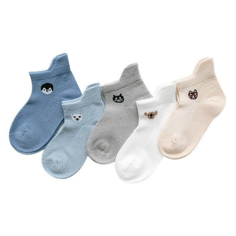 Cotton breathable male and female baby socks - VINE GLOBAL