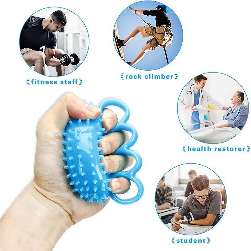 Hand Grip Strength Ball; Finger Wrist Flexibility Exerciser Grip Ball; Muscles And Hand Strengthener Exercise; Finger Physical Training Tool; Decompression Toys - VINE GLOBAL