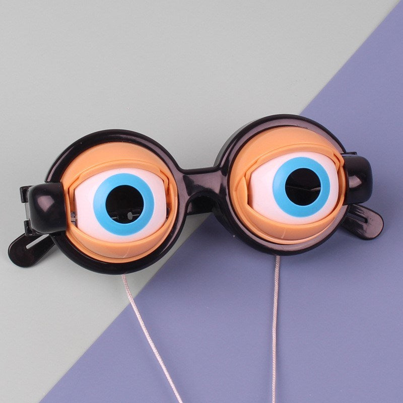 Funny Crazy Eyes Glasses Novelty Toys Gags And Practical Jokes Giant Googly Eyes Creative Party Favors For Kids Birthday Gifts - VINE GLOBAL