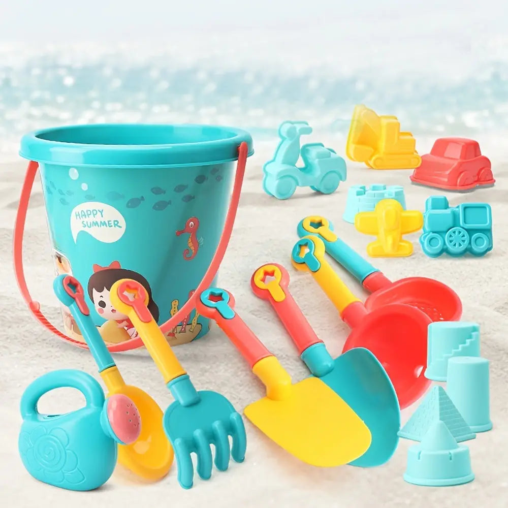 18pcs Beach Toys Sand Toys Set For Kids - VINE GLOBAL