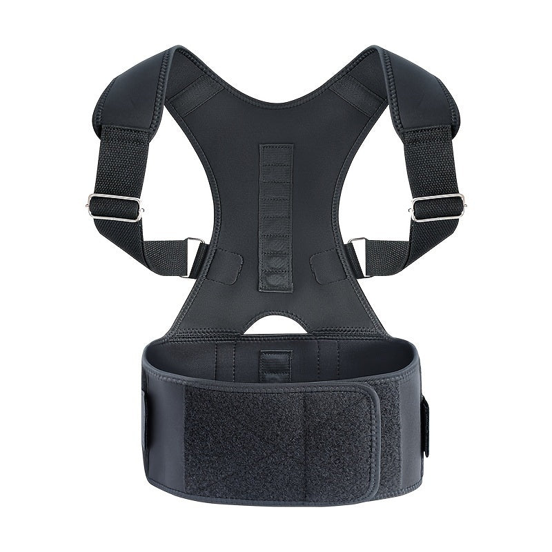 Unisex Back Brace Posture Corrector; Magnetic Lumbar Back Support Belt For Back Pain Relief (Order A Size Up) - VINE GLOBAL