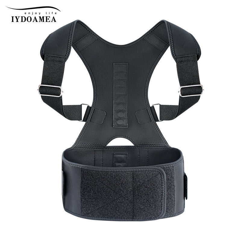 Unisex Back Brace Posture Corrector; Magnetic Lumbar Back Support Belt For Back Pain Relief (Order A Size Up) - VINE GLOBAL