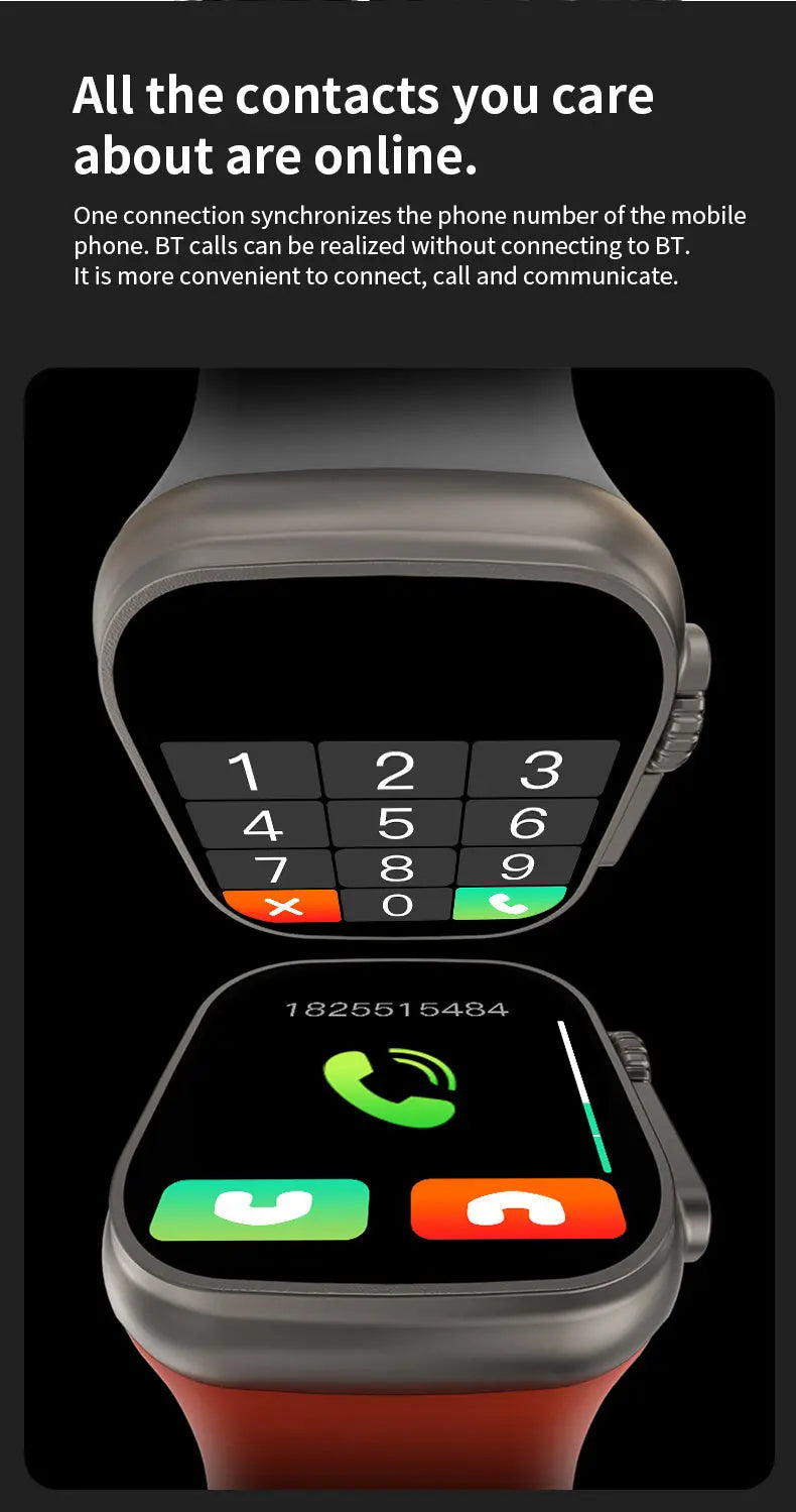 S8Ultra smart watch NFC sports step record heart rate blood pressure blood oxygen Bluetooth bracelet - VINE GLOBAL