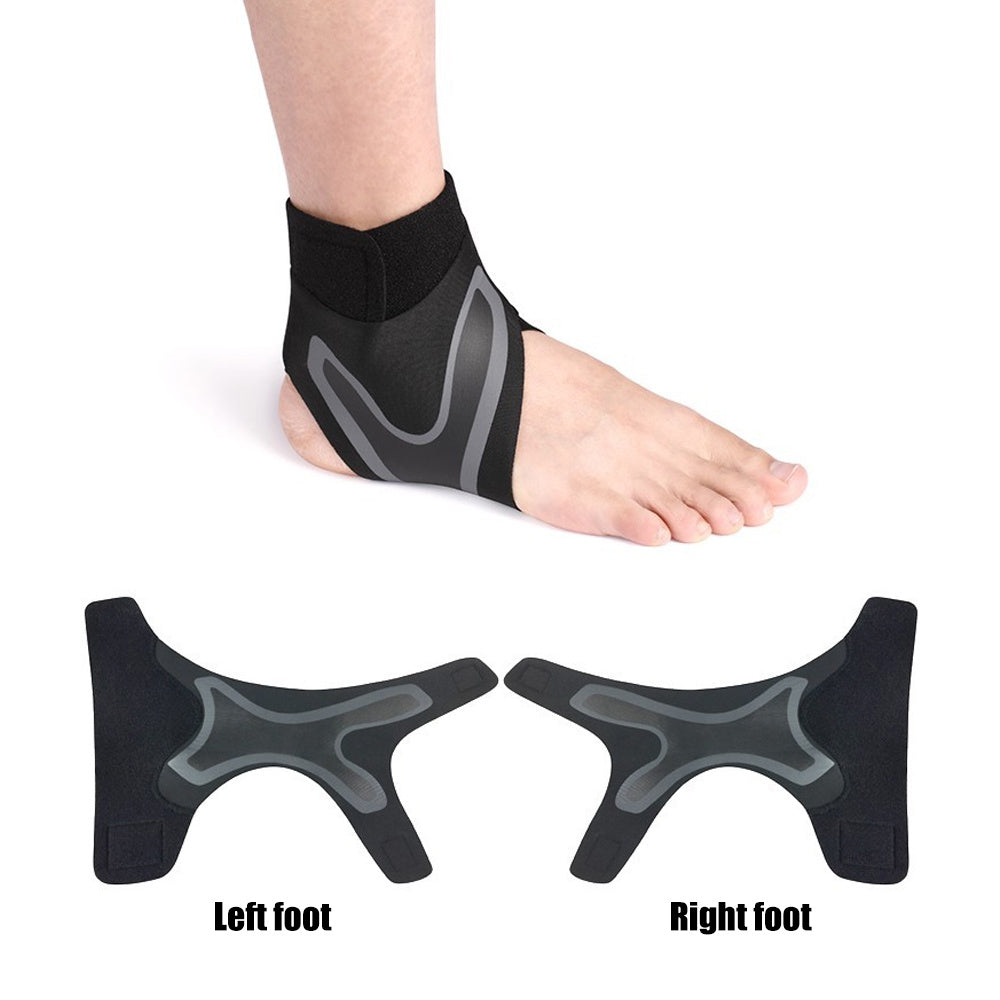 1Pair Sport Ankle Stabilizer Brace Compression Ankle Support Tendon Pain Relief Strap Foot Sprain Injury Wraps Run Basketball - VINE GLOBAL