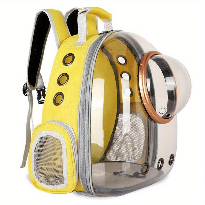 Pet Carrier Backpack, Space Capsule Bubble Cat Backpack Carrier, Waterproof Pet Backpack Outdoor Use - VINE GLOBAL